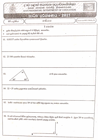 grade-6-maths-papers-2016-first-term-test-paper-in-english-medium